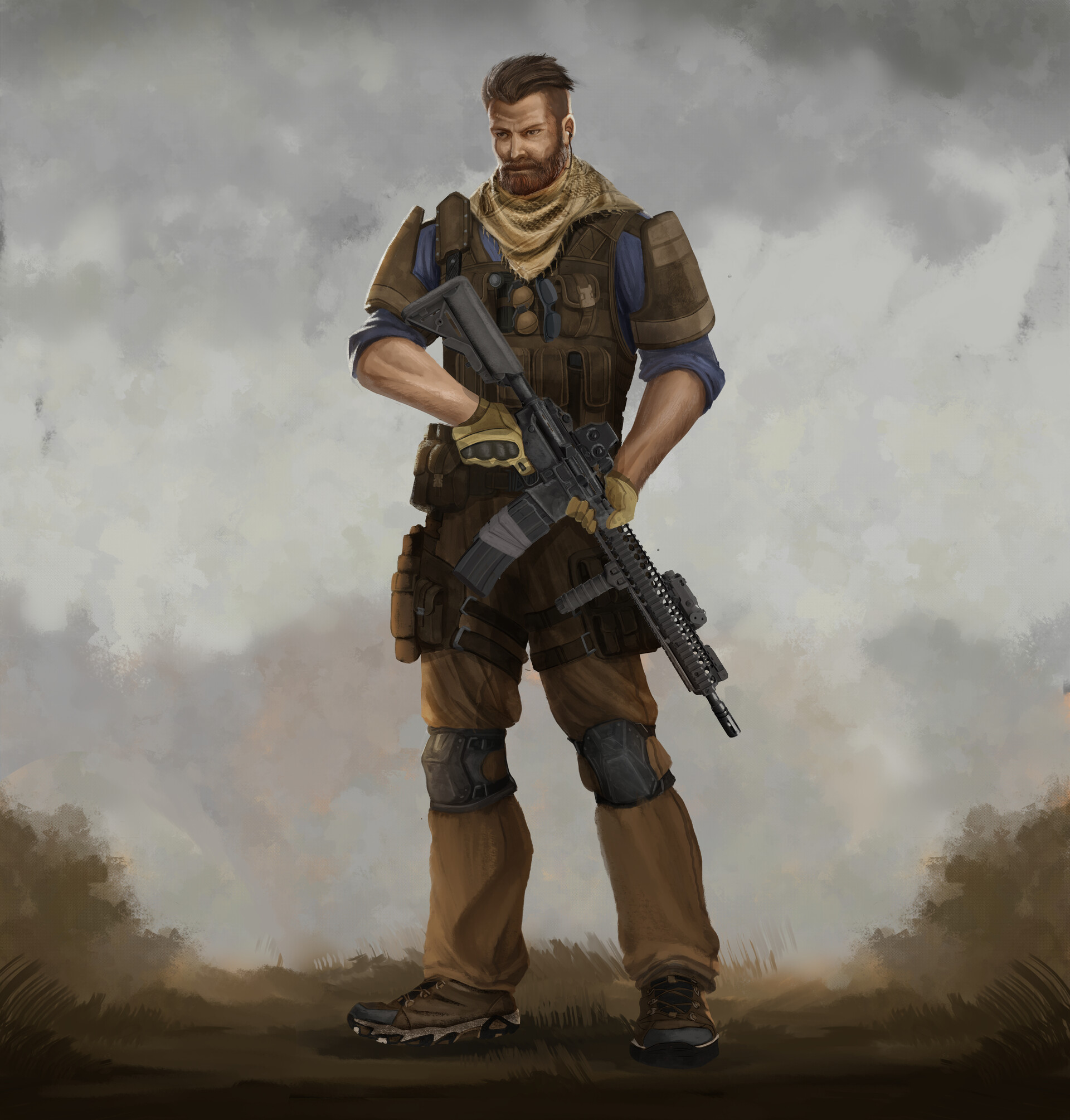 ArtStation Character design Soldier 1 Concept