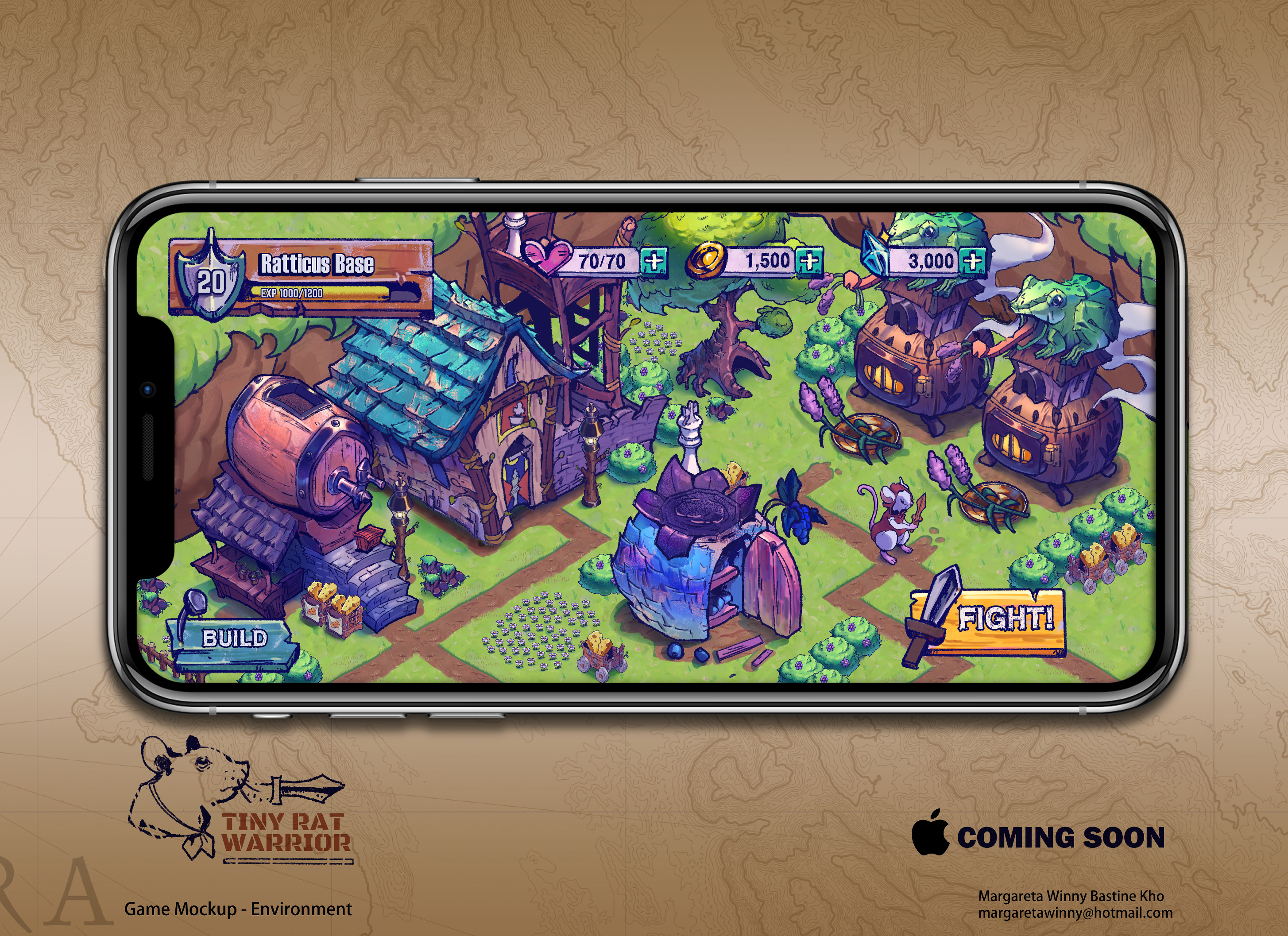 Mobile Game Mockup Pt. 1