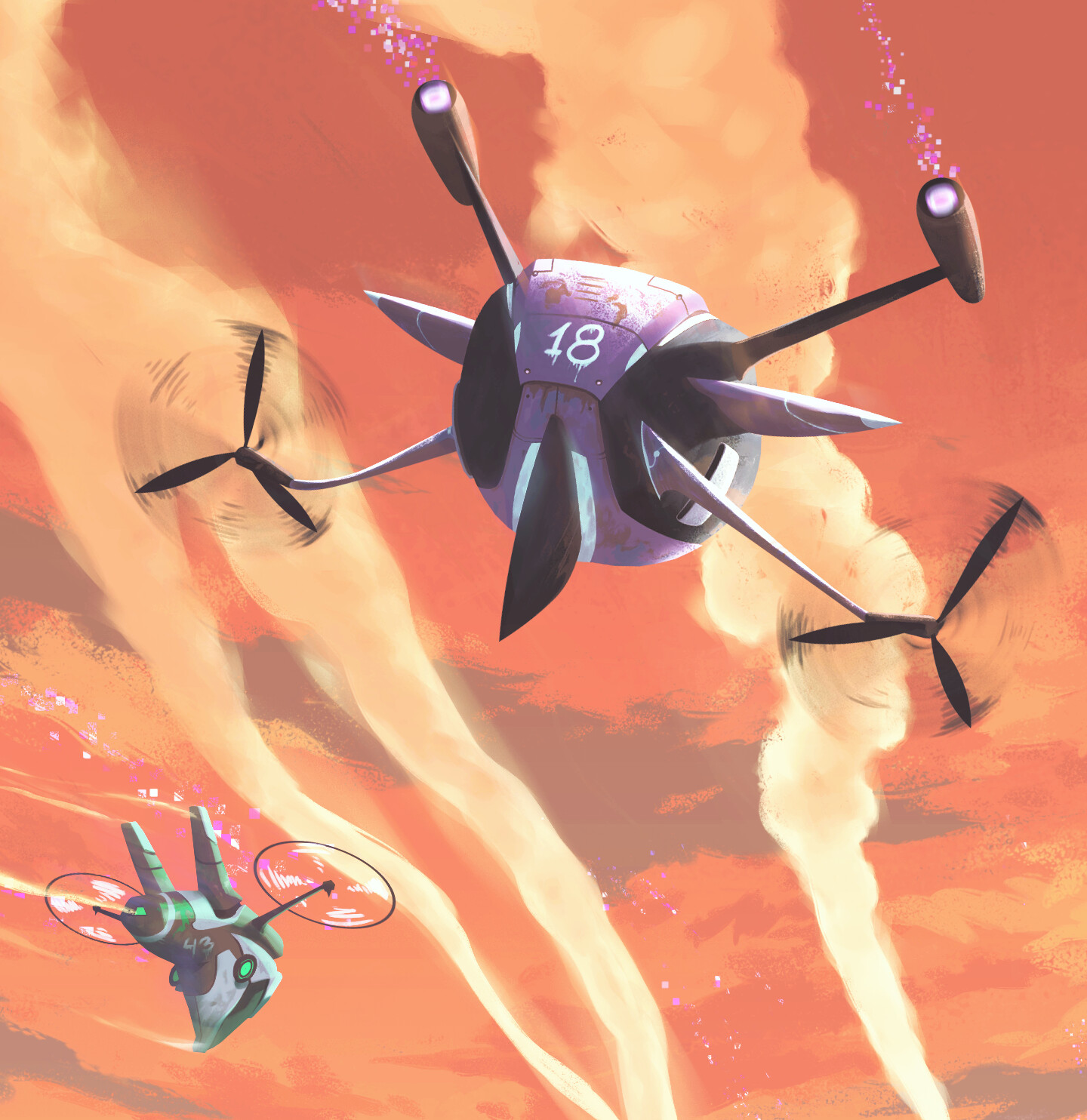 Close up: Drones