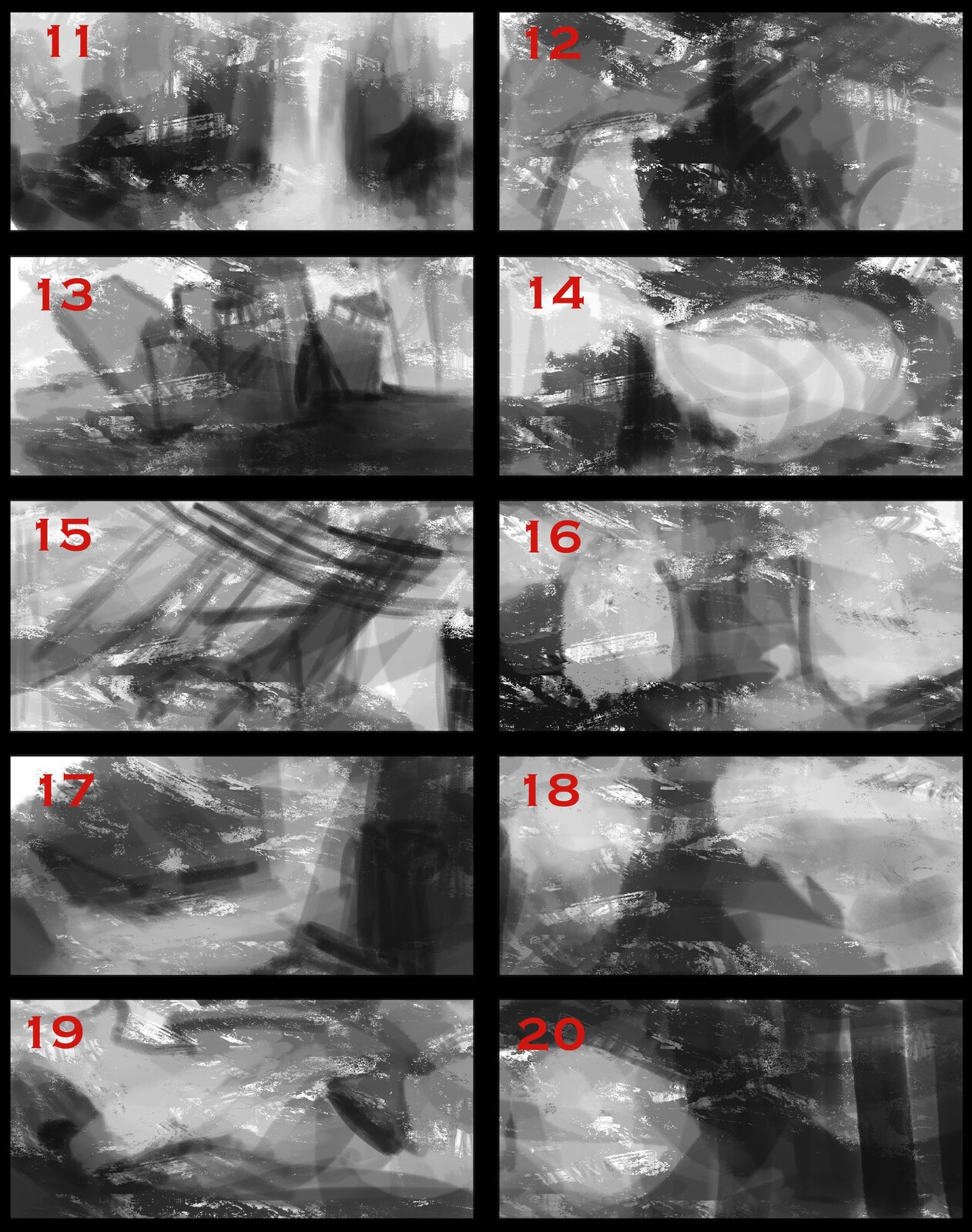 Abstract Sketches 11-20