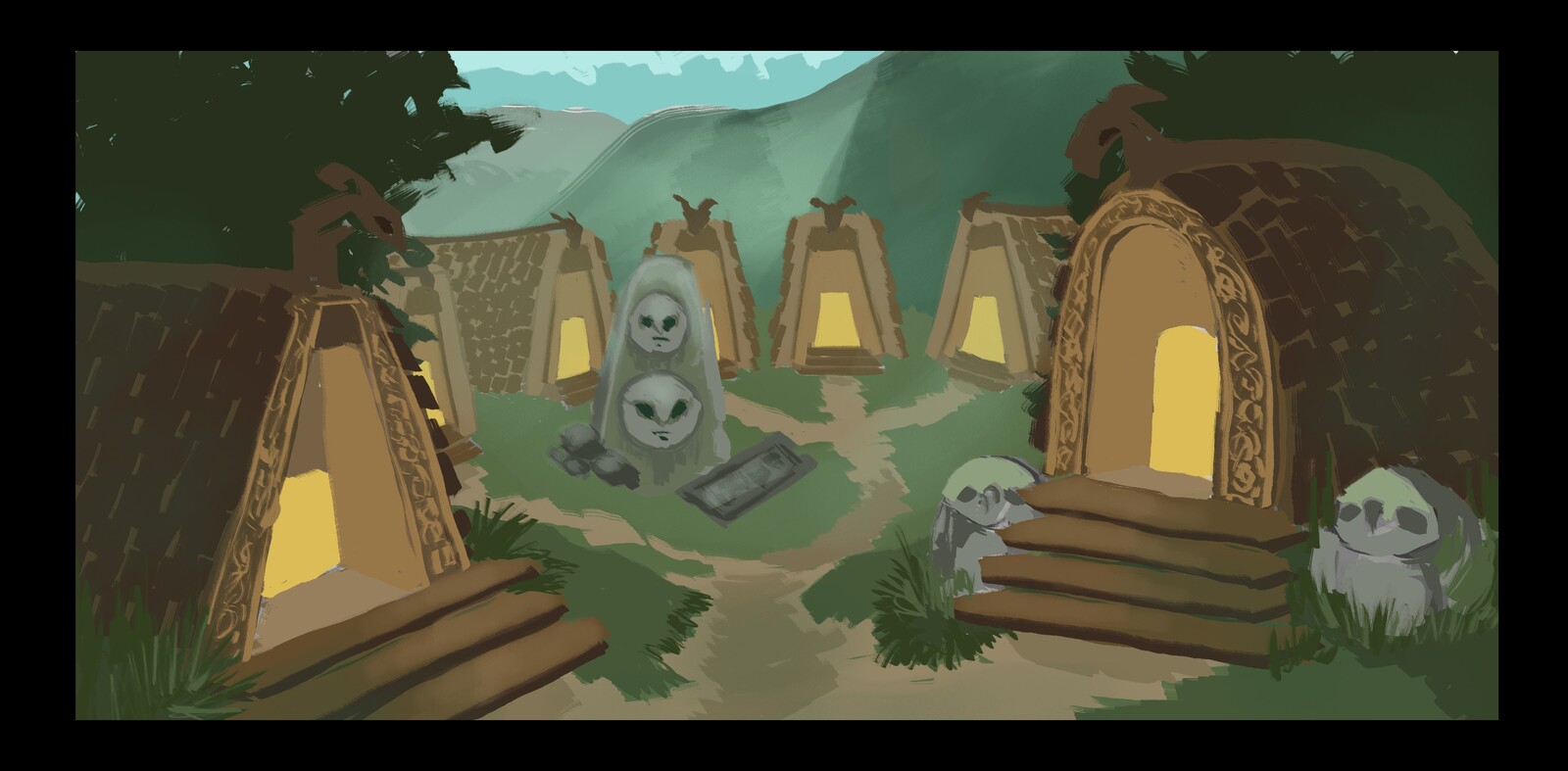 Past Town Final Concept 2 (Town Center)