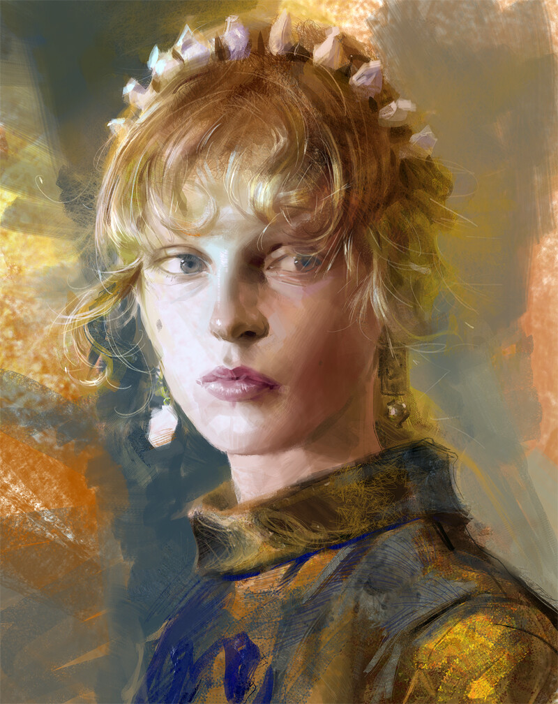 Head painting practice