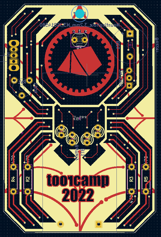 KiCad view, front