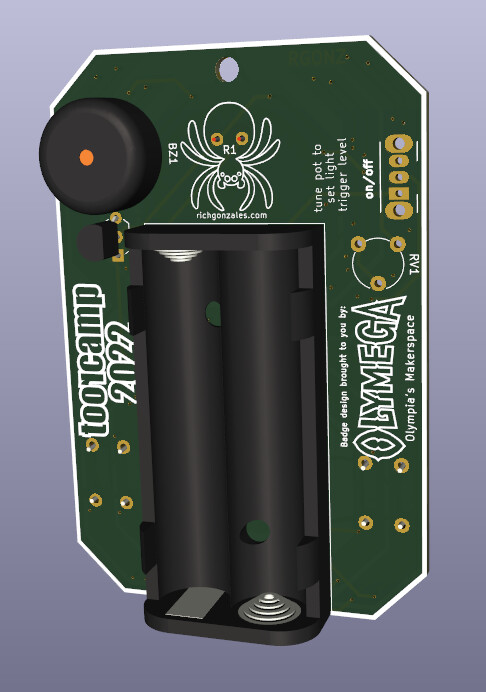 3d Render, back