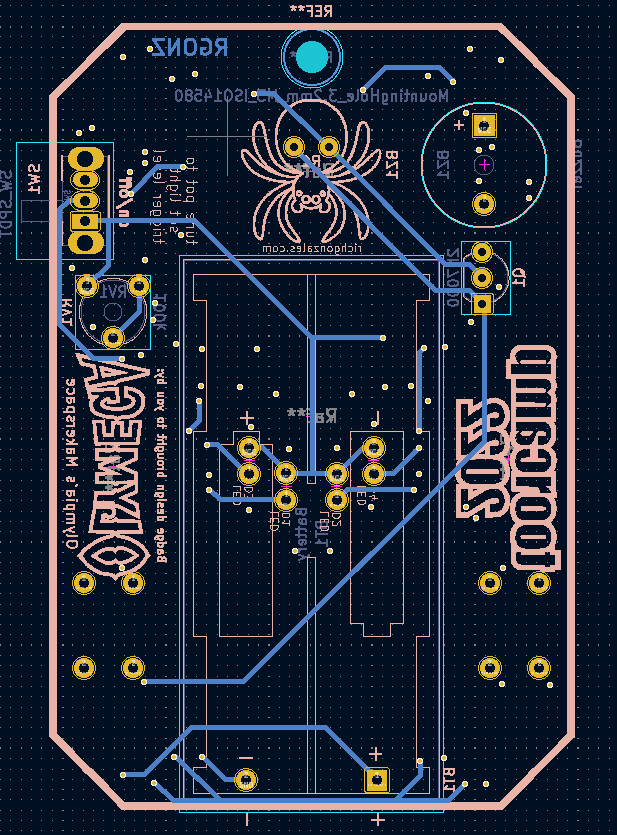 KiCad view, back