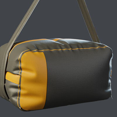 3D model Louis Vuitton Utility Crossbody Bag Monogram VR / AR / low-poly