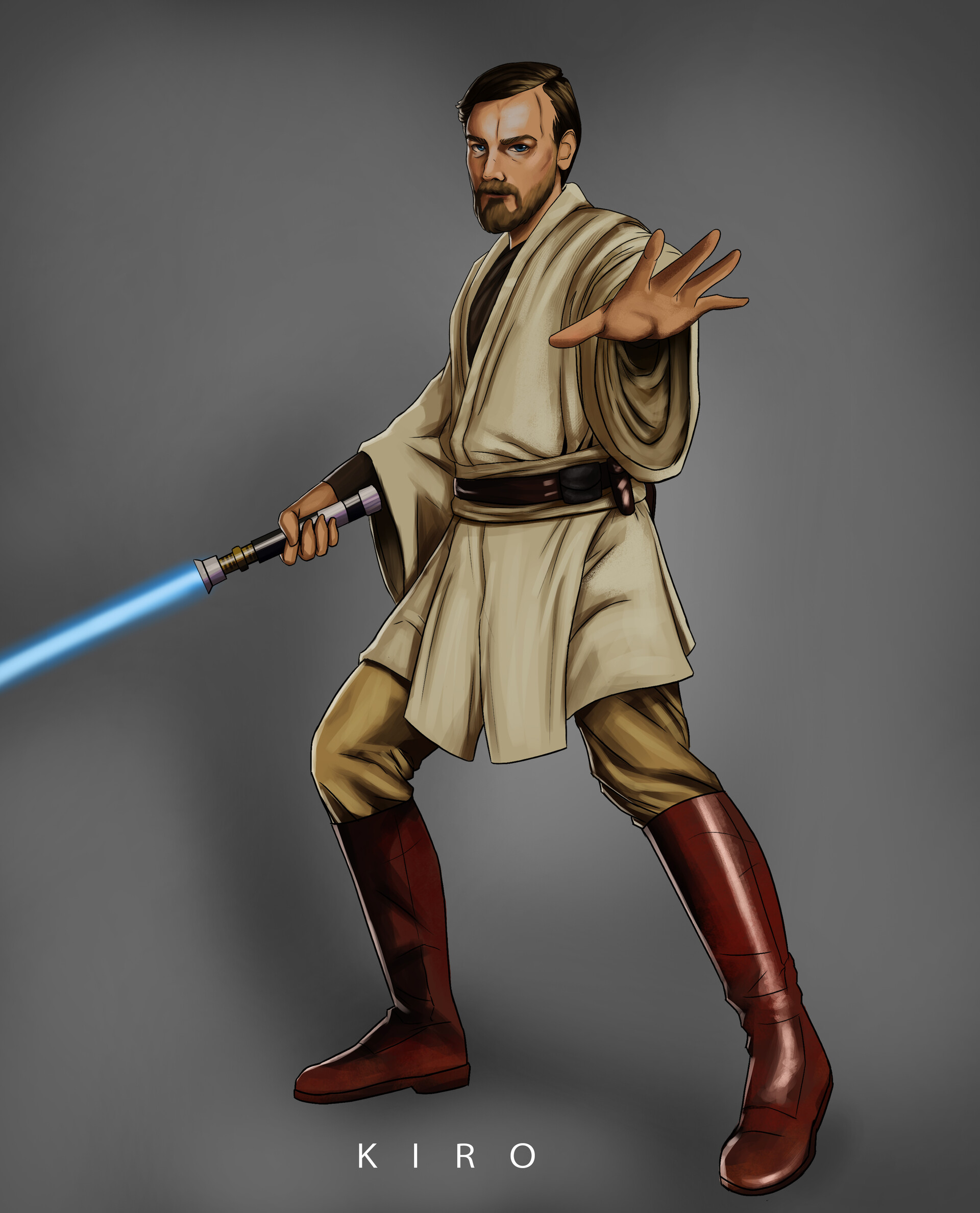 ArtStation - Obi Wan Kenobi (Fan Art)