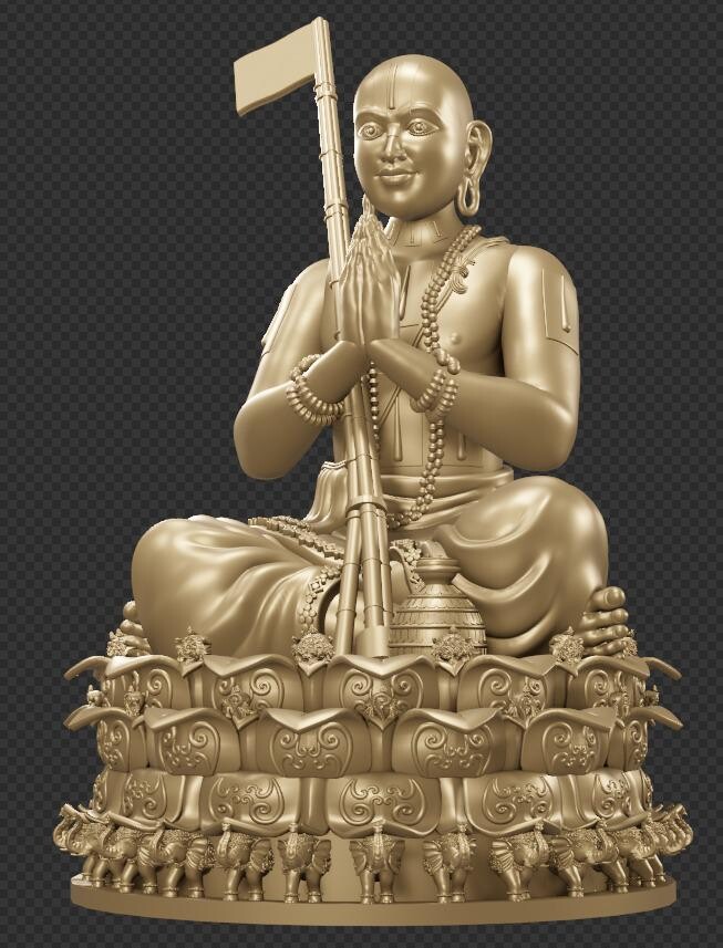 ArtStation Ramanujacharya Statue