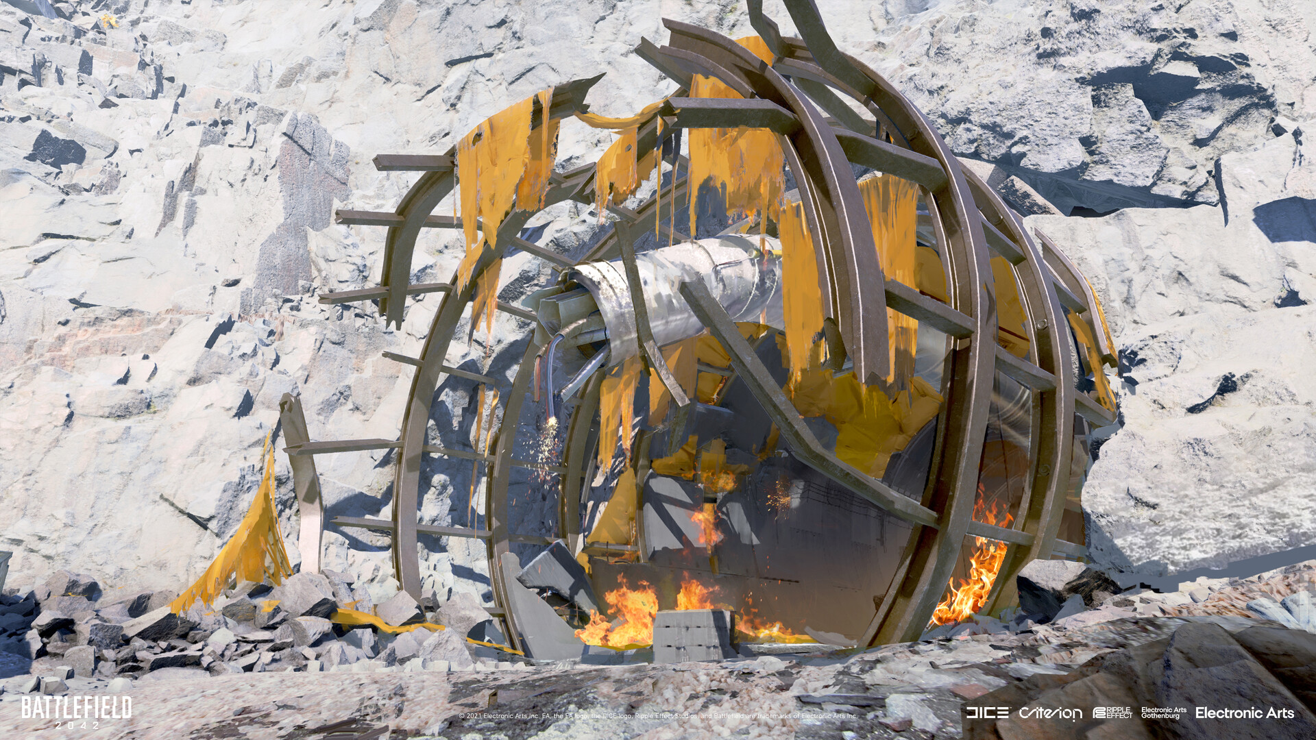 ArtStation - Battlefield 2042 - Exposure Tunnel and Landslide