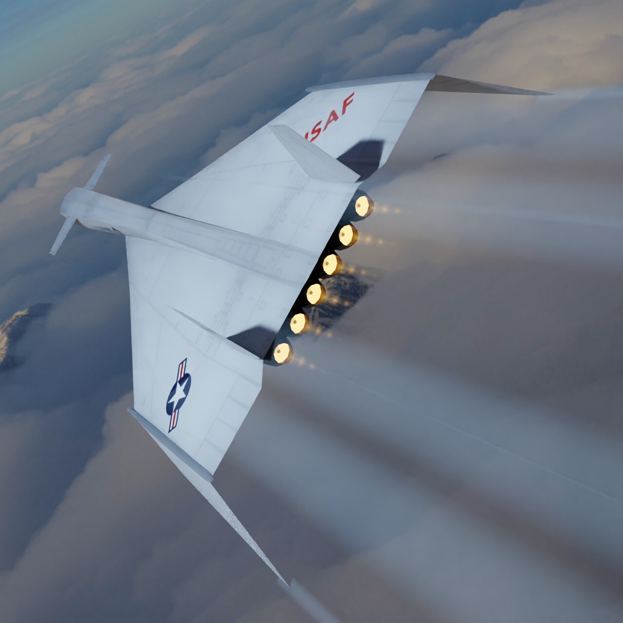 ArtStation - North American XB-70 Valkyrie