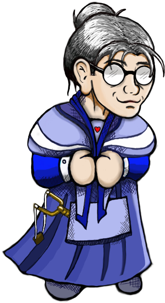 Grandma Spooky - Game Sprites