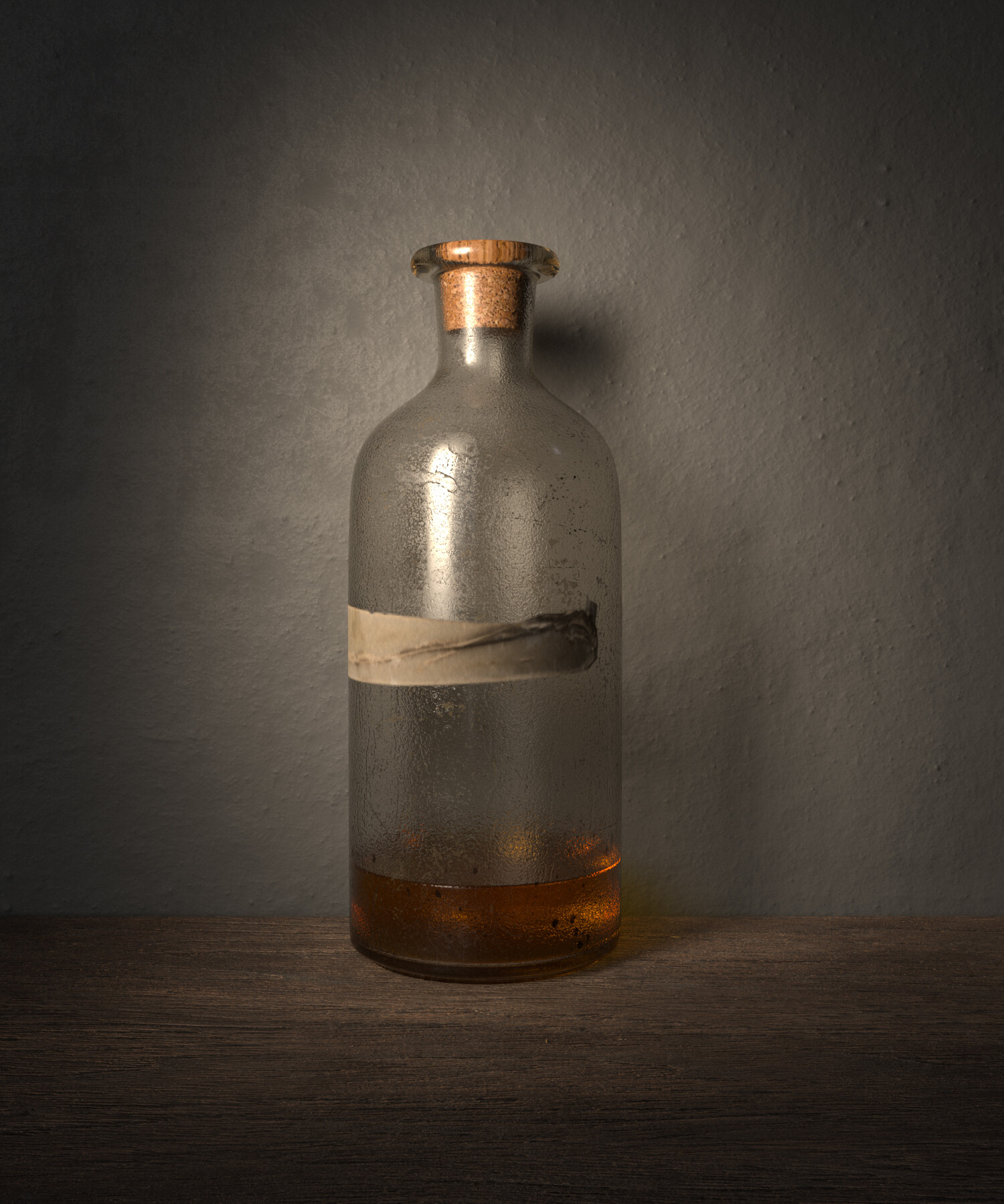ArtStation Dirty Glass Bottle