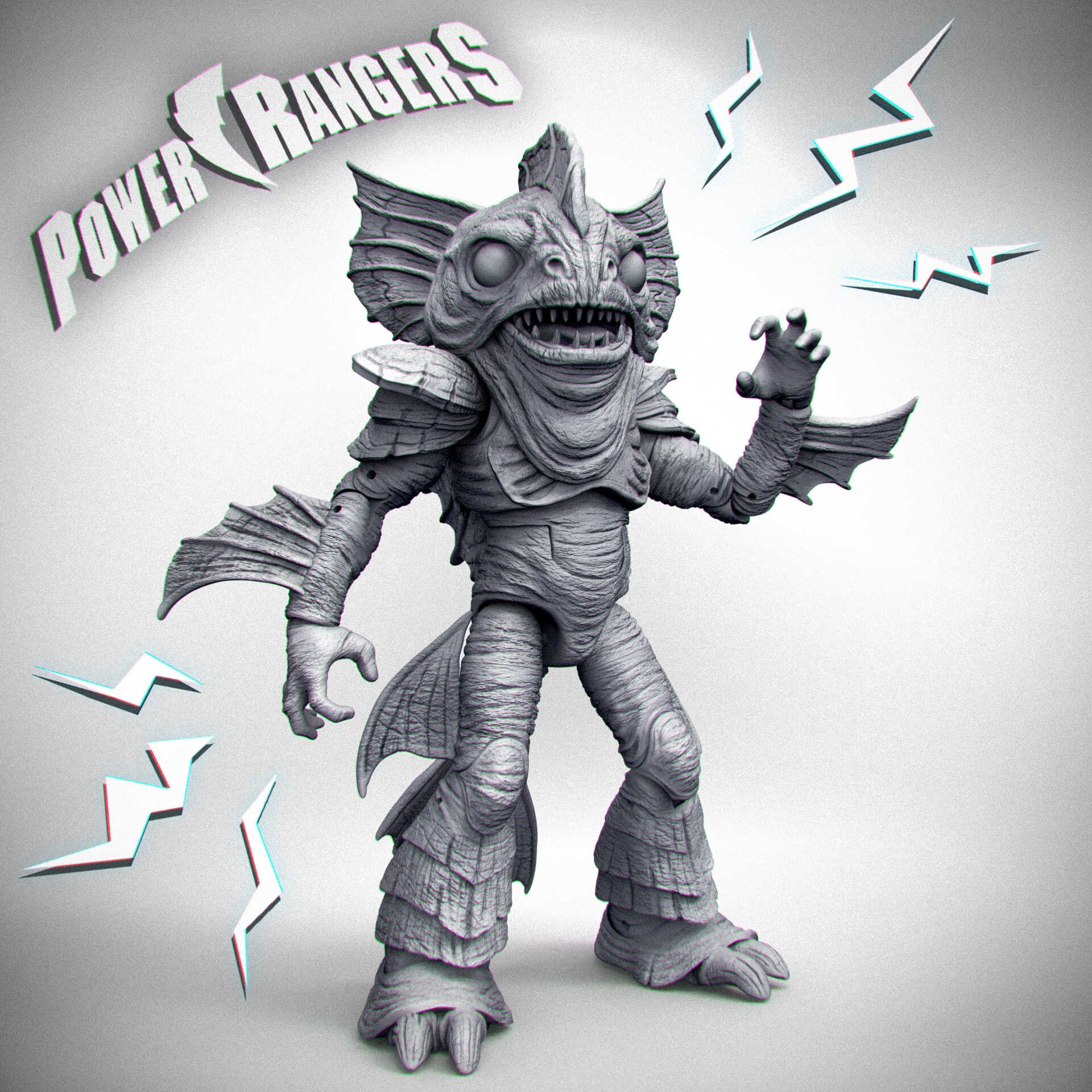 ArtStation Hasbro Power Rangers Lightning Collection Pirantishead