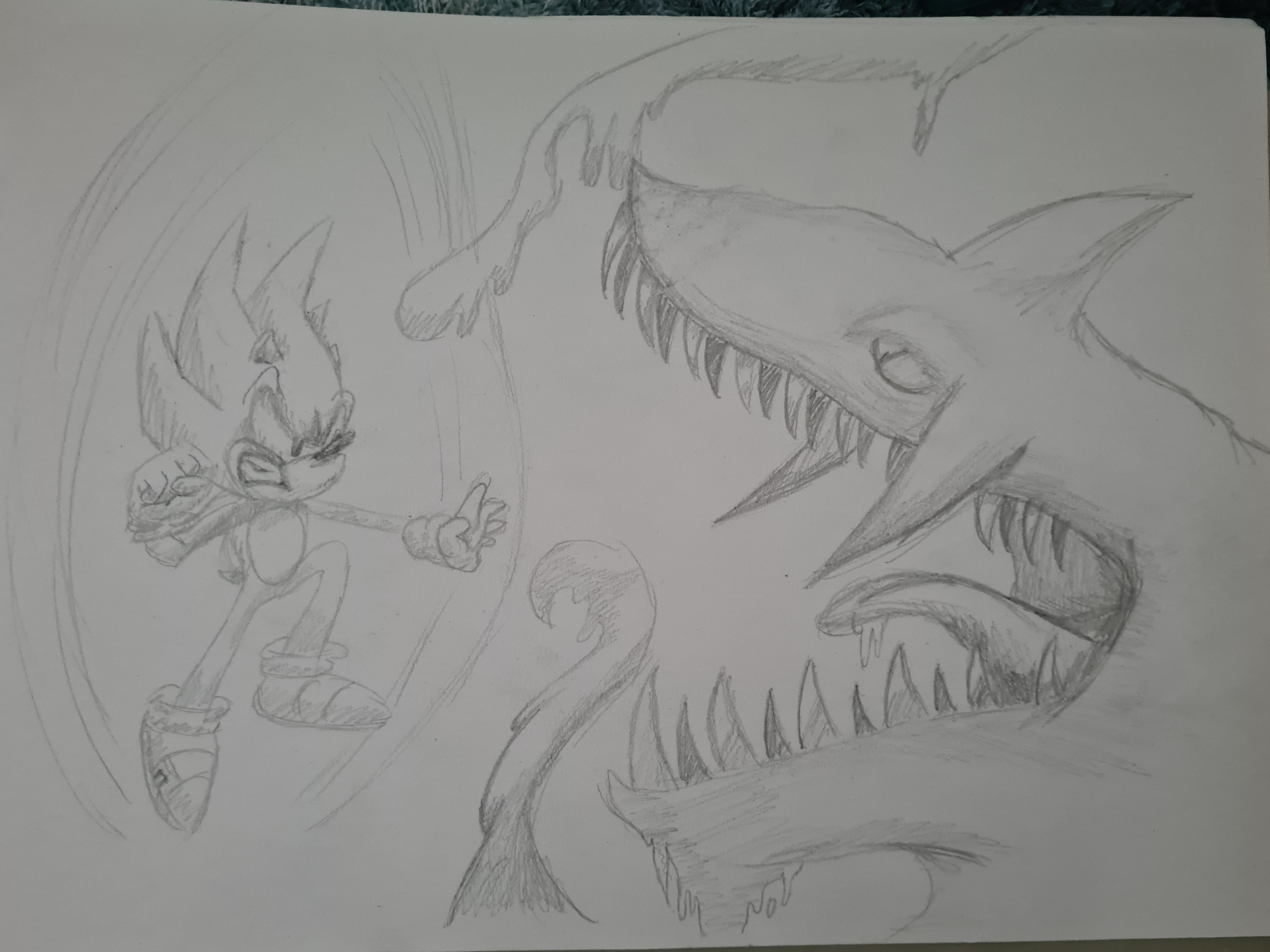 Original sketch created on A3
