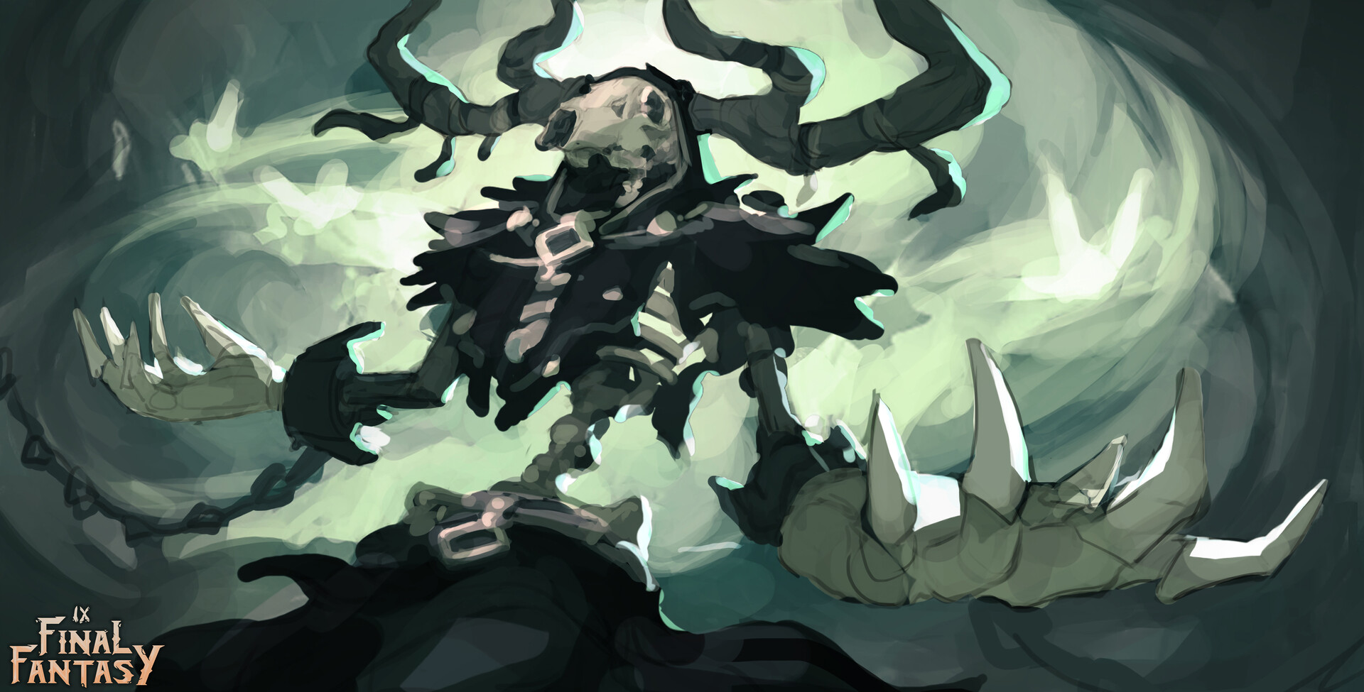 Carolina L. Berrus - Ruined King x Final Fantasy IX - The Lich (Splash Art)