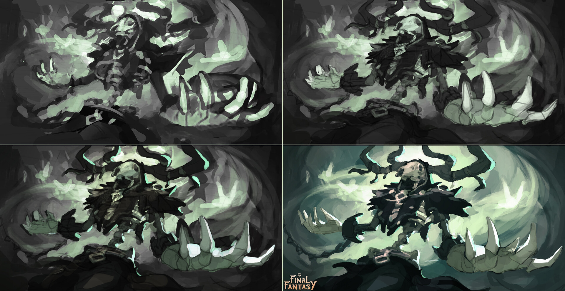 Carolina L. Berrus - Ruined King x Final Fantasy IX - The Lich (Splash Art)