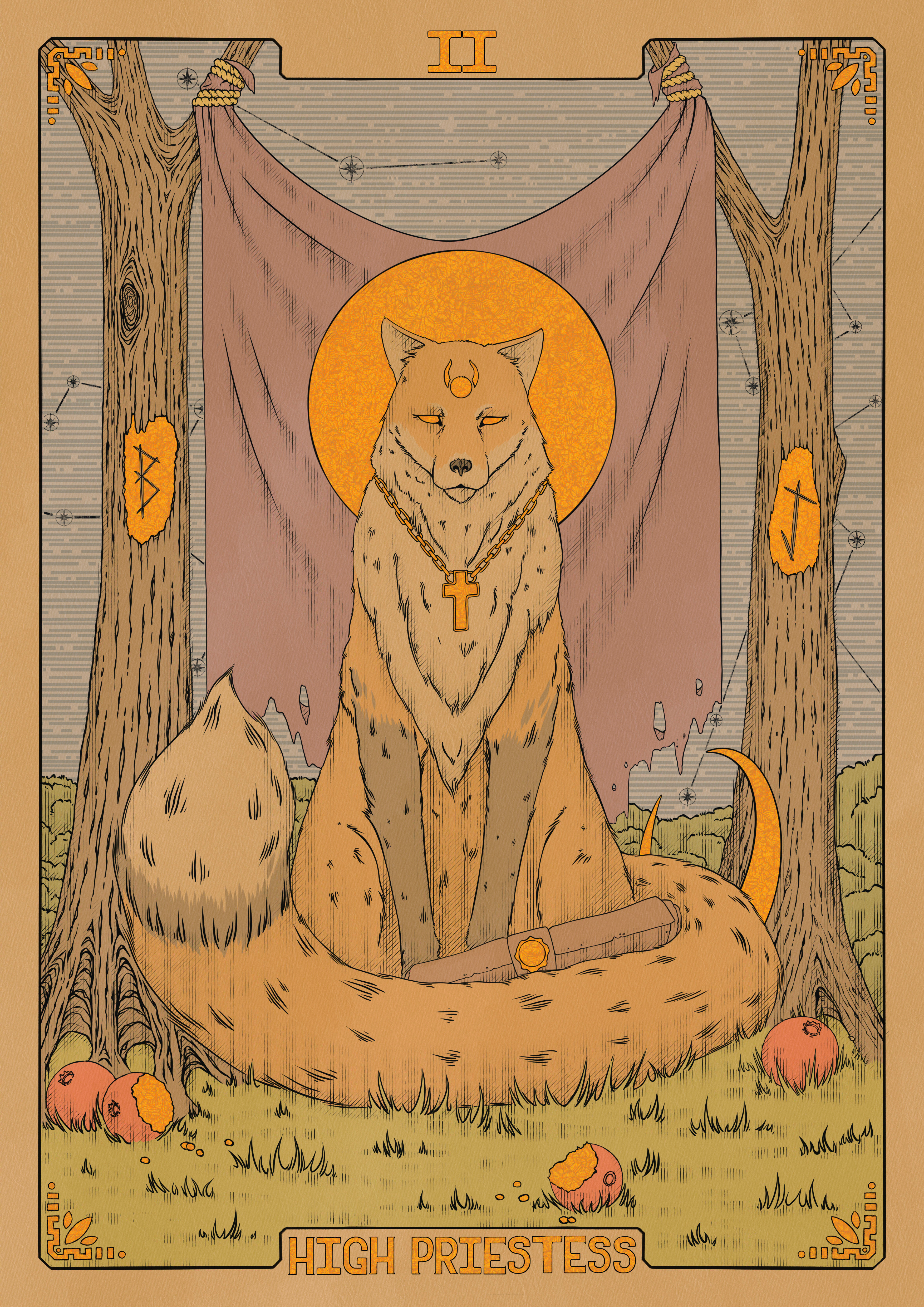  The High Priestess - Colour