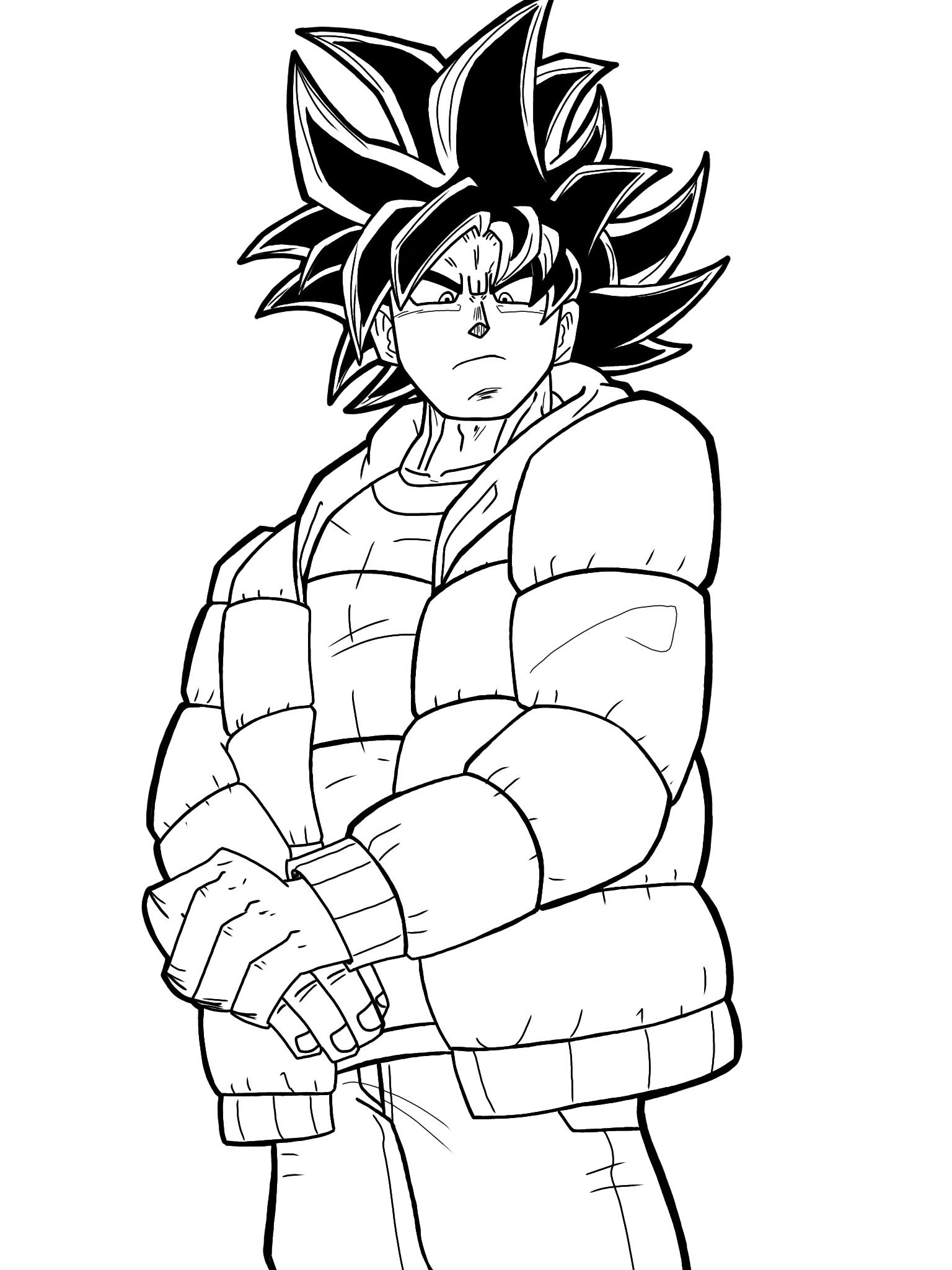 Pixilart - Goku Drip by Super-Artista