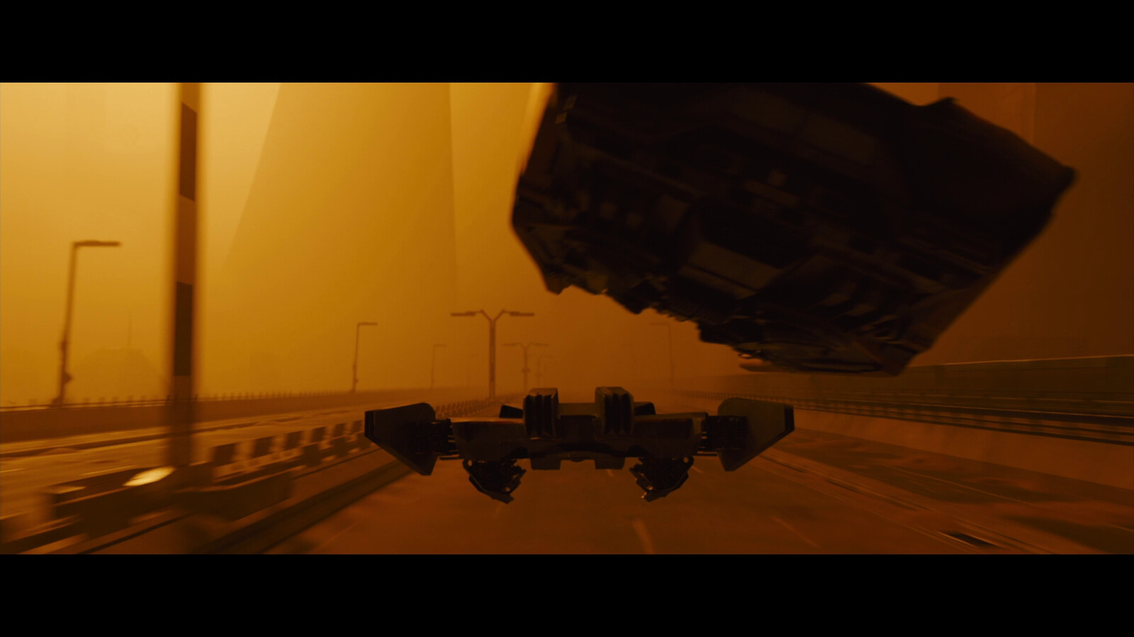 I did the Spinner and got to design the underside and rear myself too. The asset was sent to another vendor to use in the Las Vegas sequence. Turned out great in those shots. I did not do the drone.