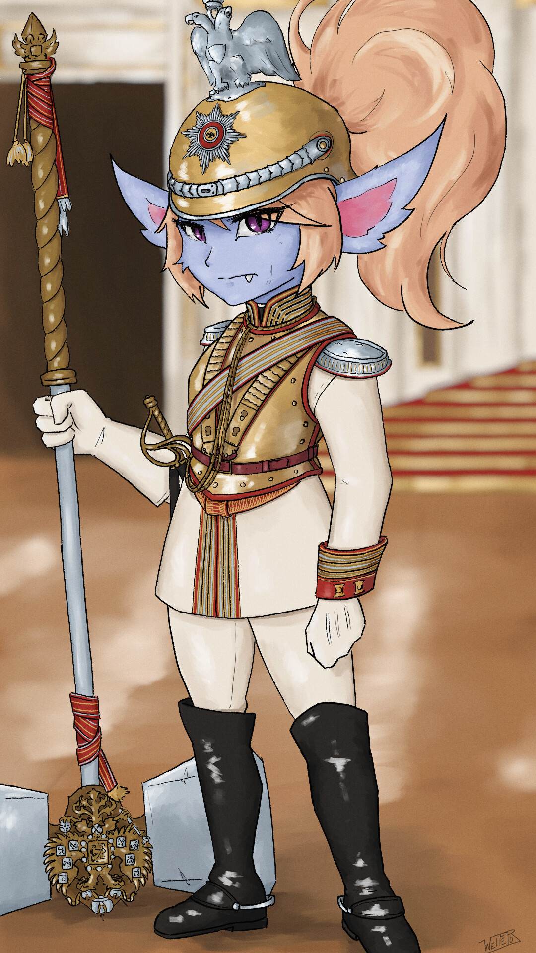 ArtStation Poppy in armor