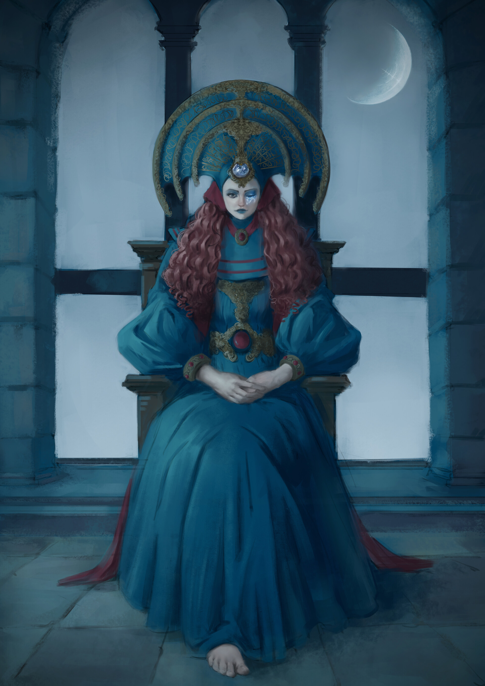 CrudeleArt Lunar Princess Ranni (real body concept)