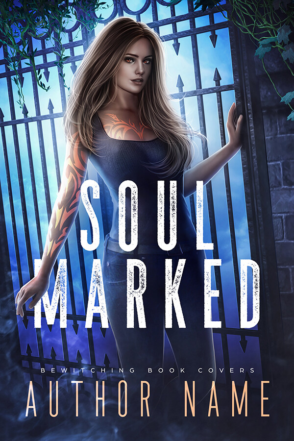 Rebecca Frank Soul Marked Urban Fantasy Book Cover Design