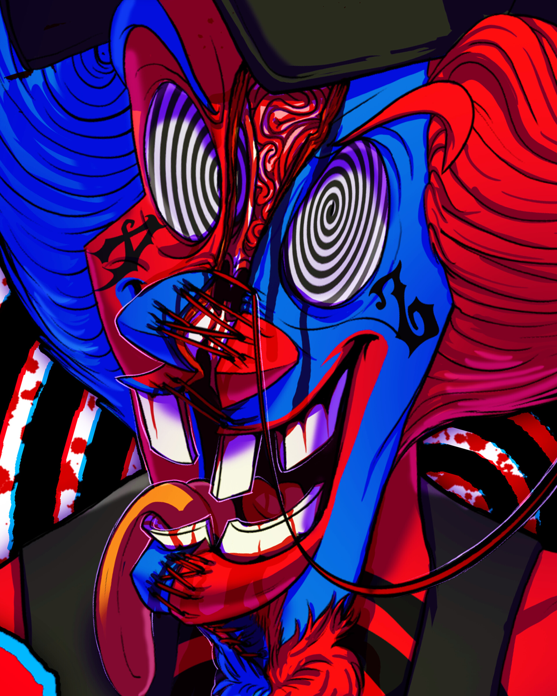 Psychopathic Records Drawings