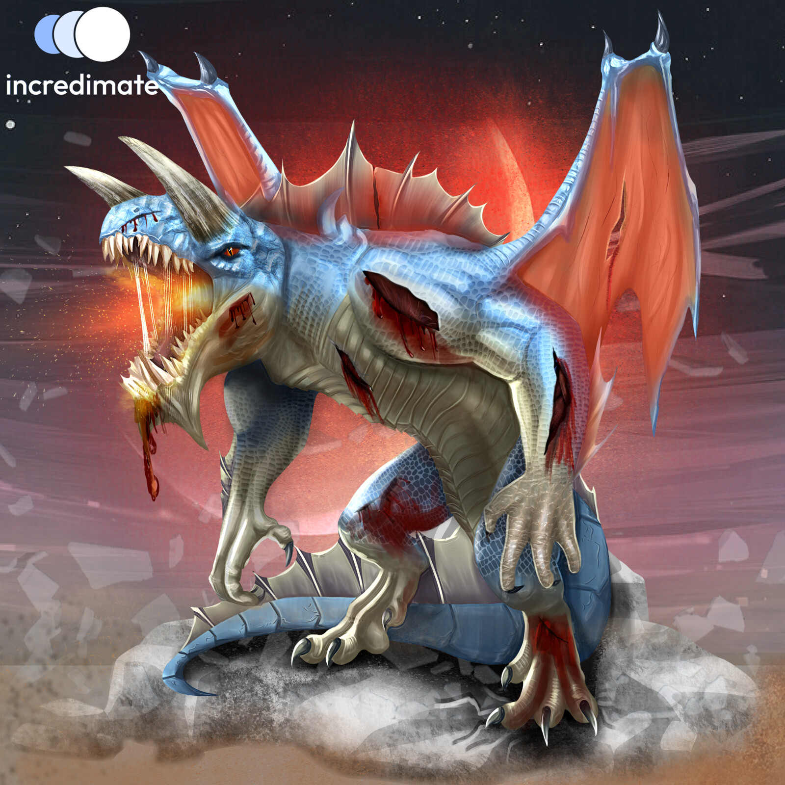 Creature 2D Concept Art - Incredimate