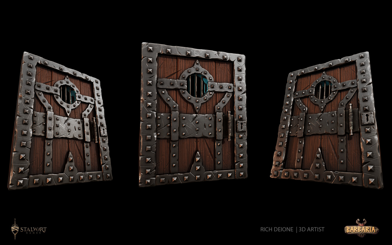 Dungeon Door prop.