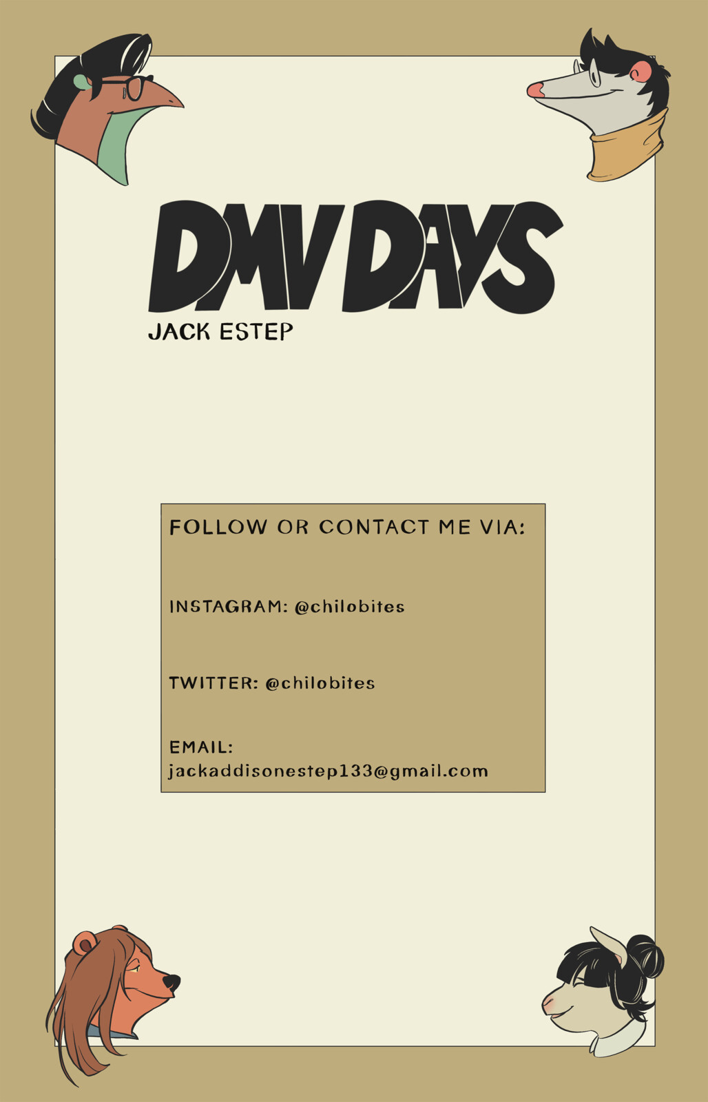  Back cover - DMV Days