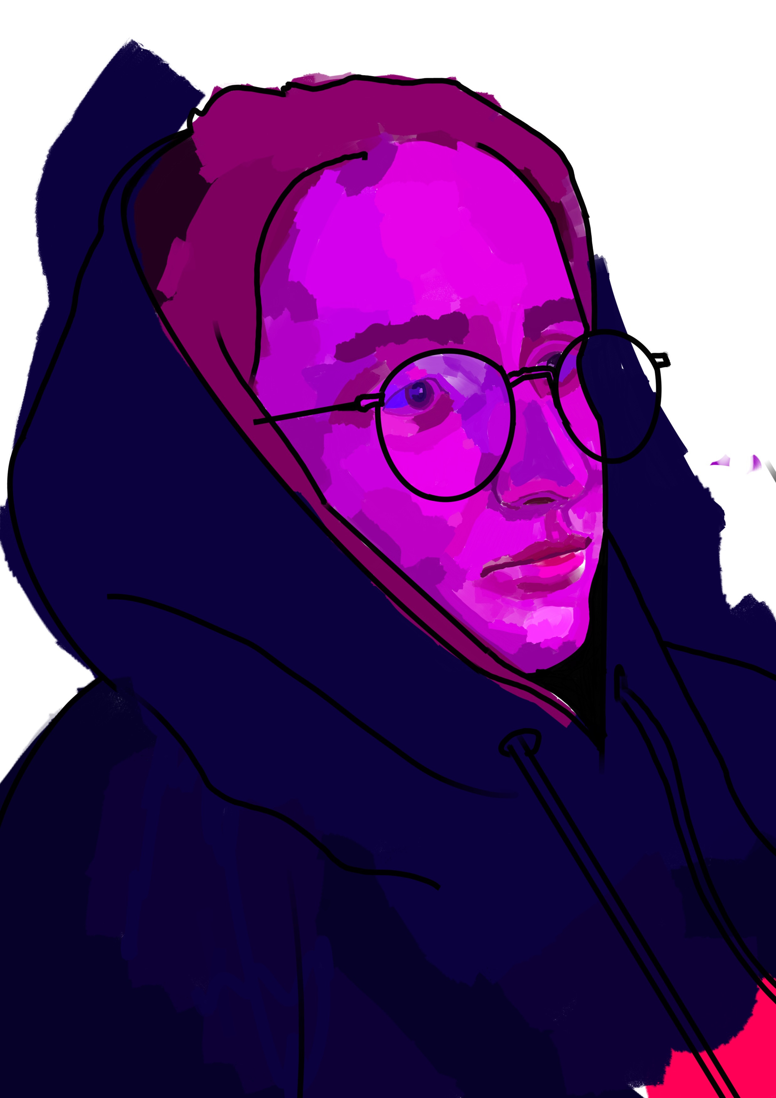 Etude of a face