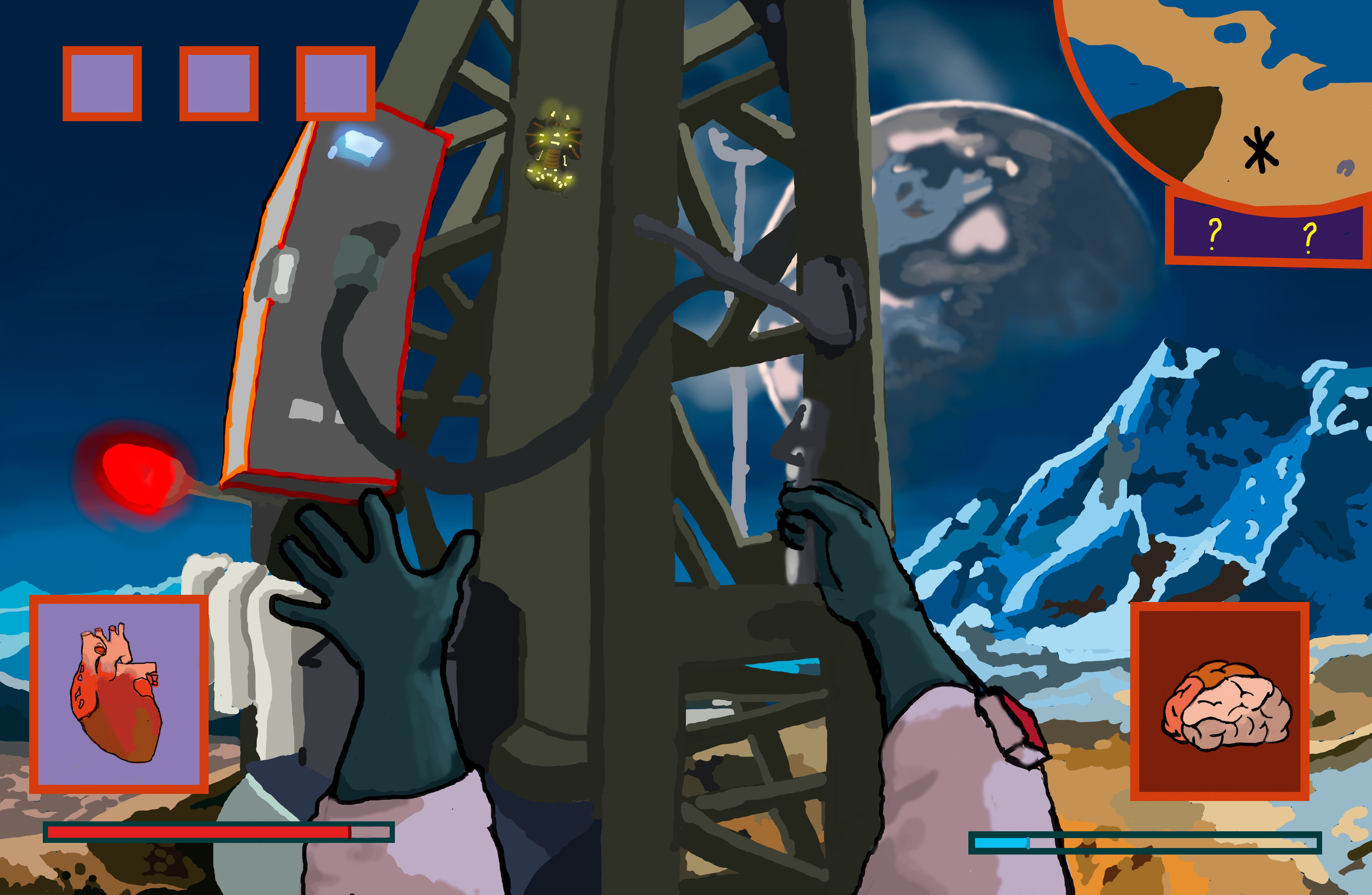 4th artwork from the “Unreleased video game” NFT project
