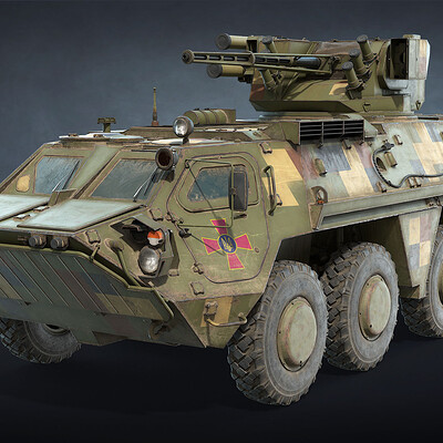 Ryzhkov 3d models 01 btr 4e render