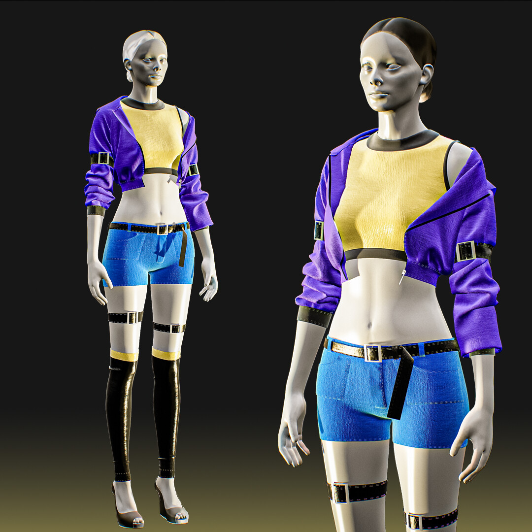 ArtStation - Girl Outfit