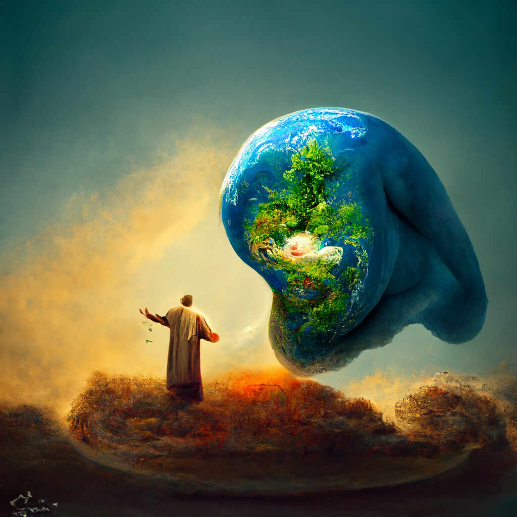 Artstation creation of earth midjourney