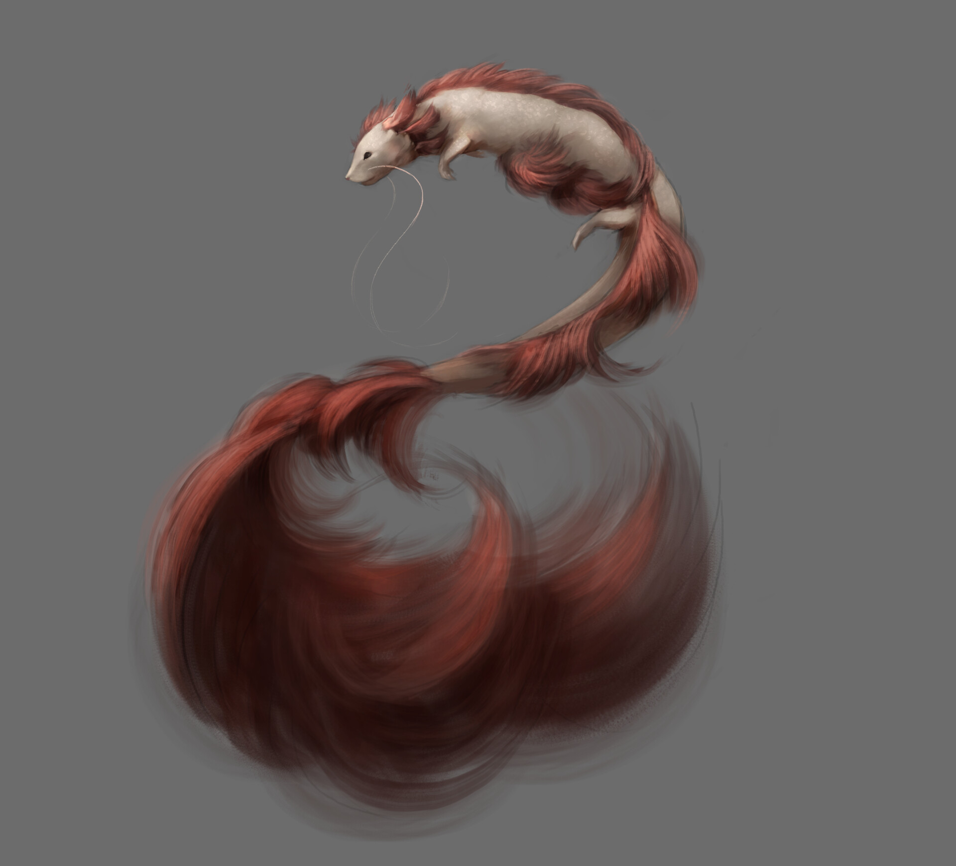 Artstation Axolotl Dragon Concepts