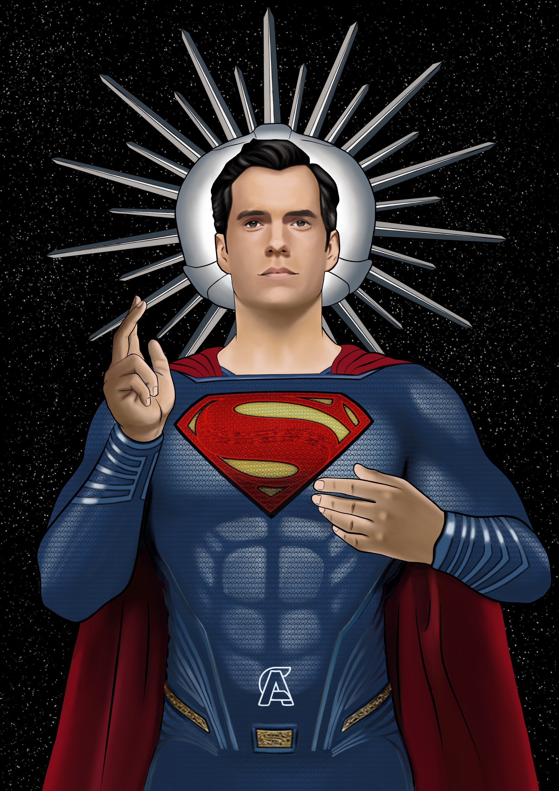 ArtStation - The best Superman is the great Henry Cavill.