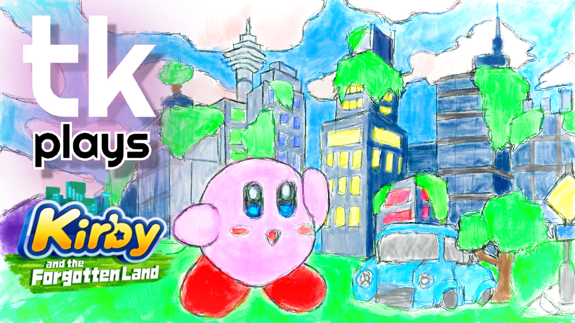ArtStation - TK Plays: Kirby and the Forgotten Land ?