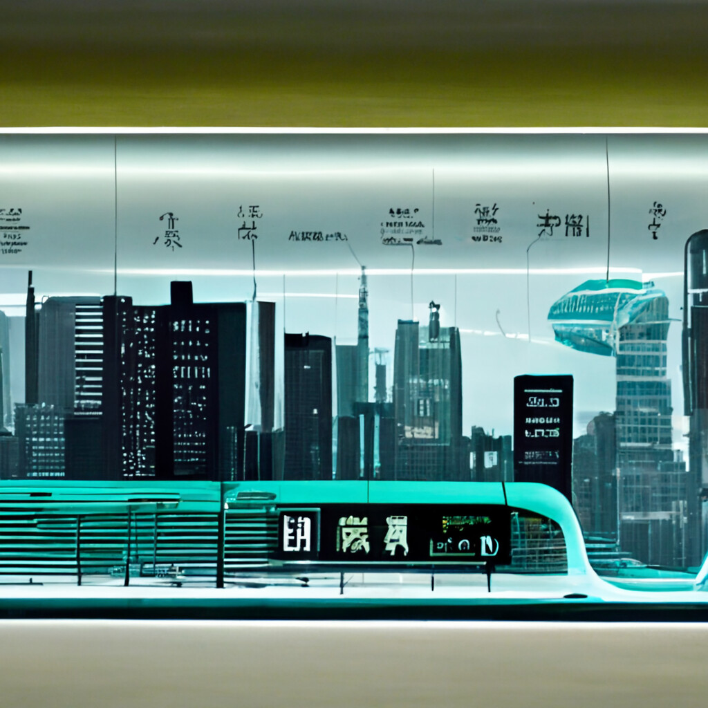 Subway map of Cyber Tech City