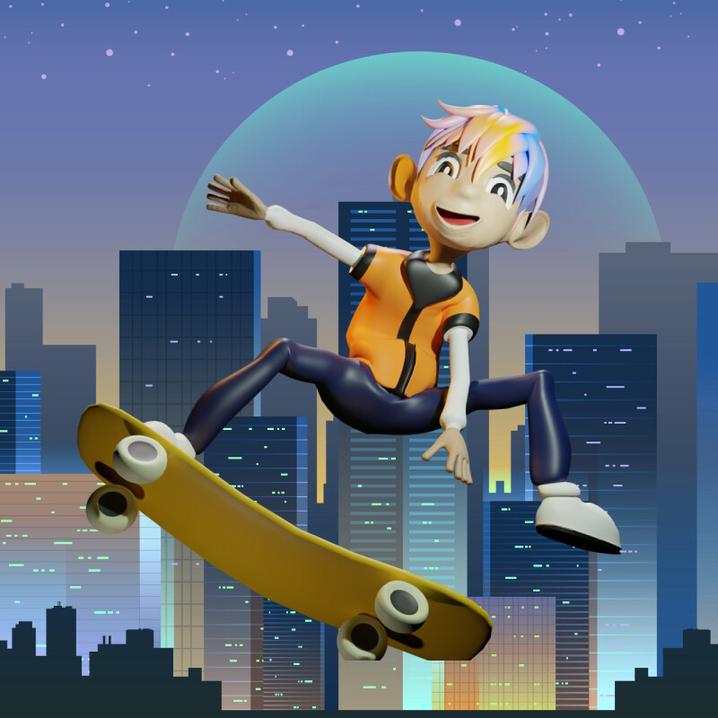 ArtStation Skate Boy