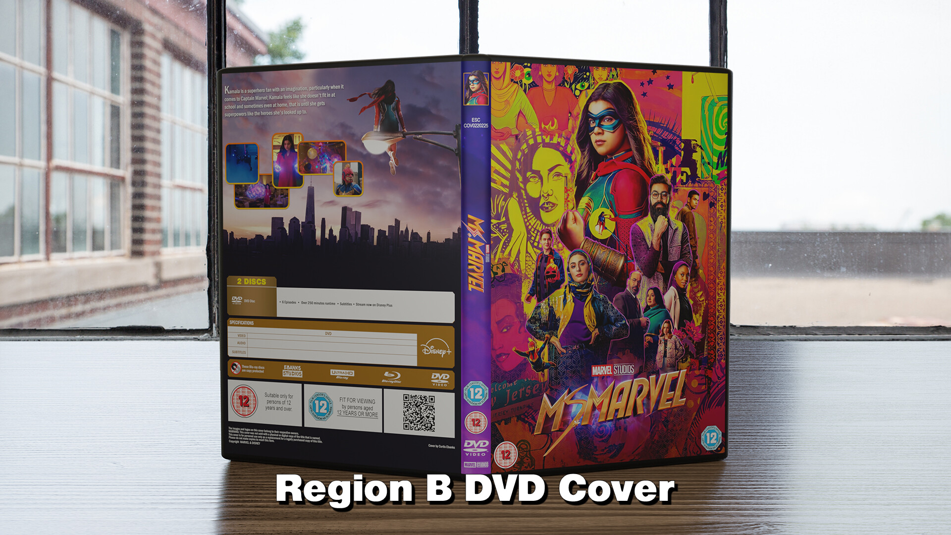 ArtStation - Ms. Marvel Custom Blu-ray Cover