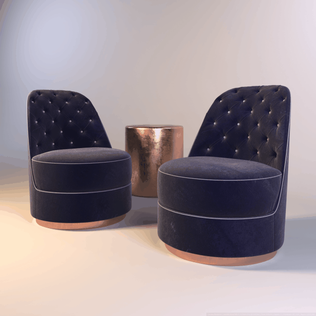 ArtStation Leila Opera Contemporary Armchair