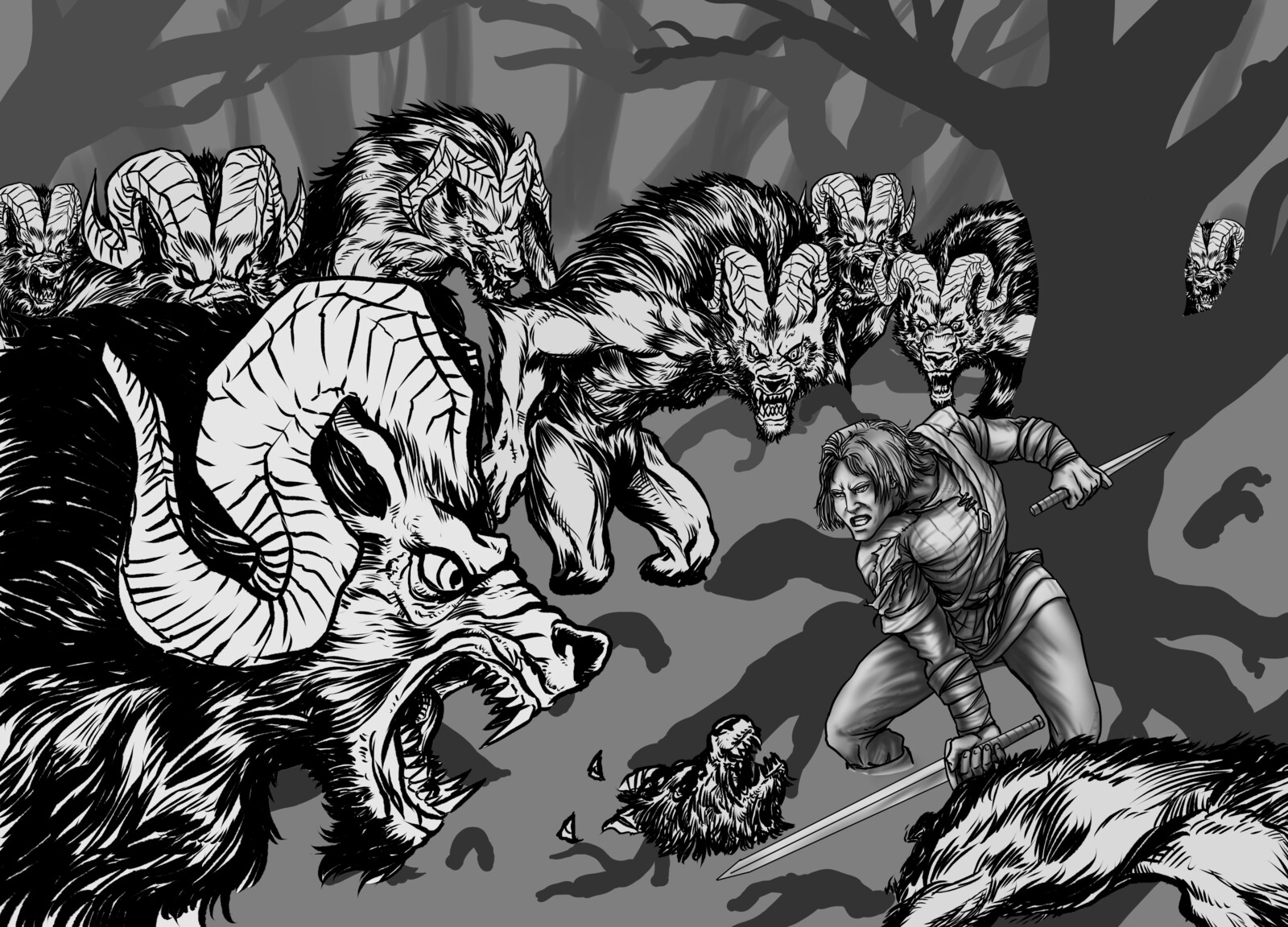 04 - Painting the werewolfs