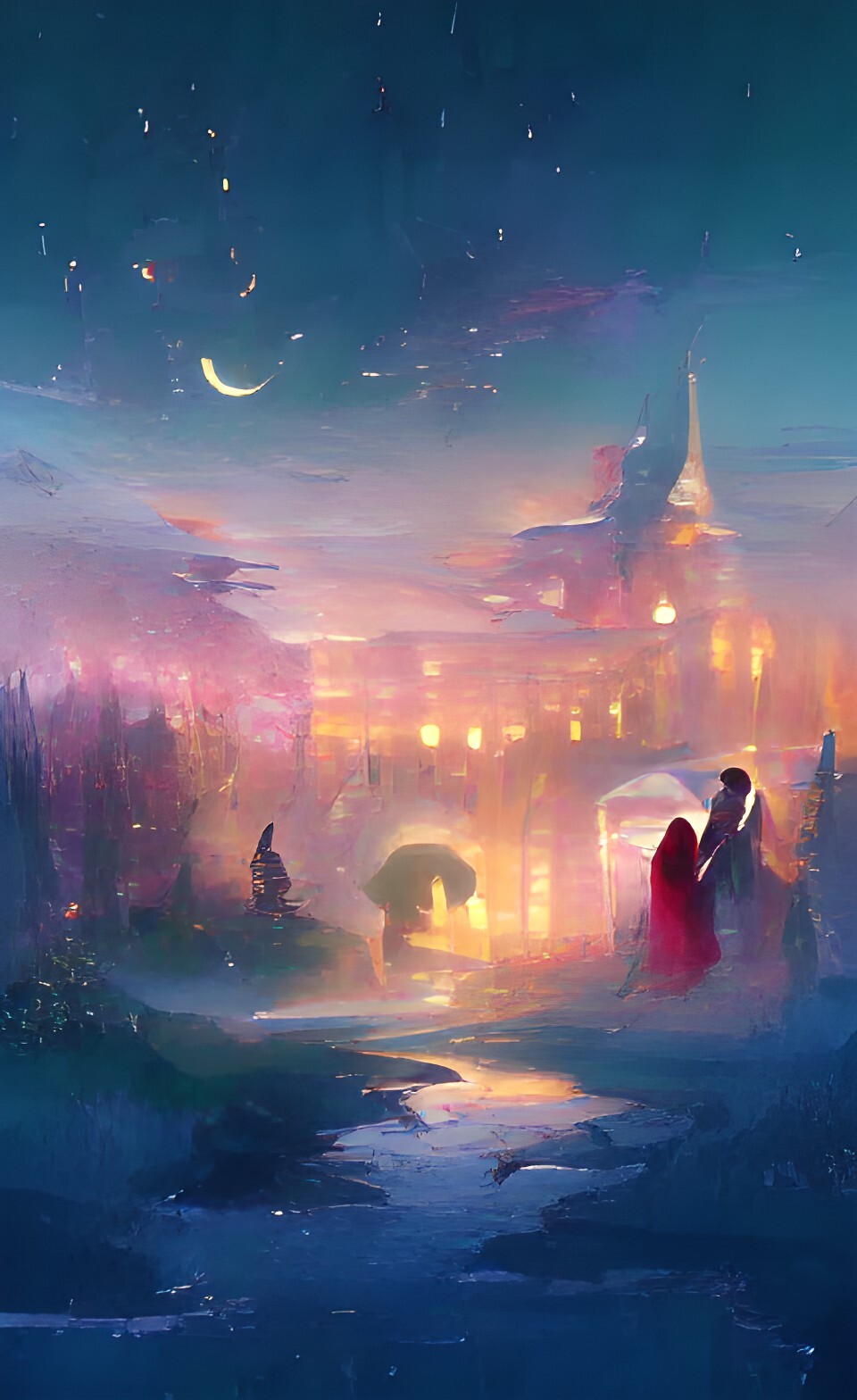 ArtStation - The Hero's arrival to Magical Palace