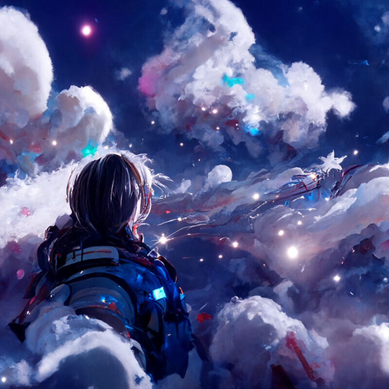 Artstation Ai Generated Mattepainting Galaxy N185