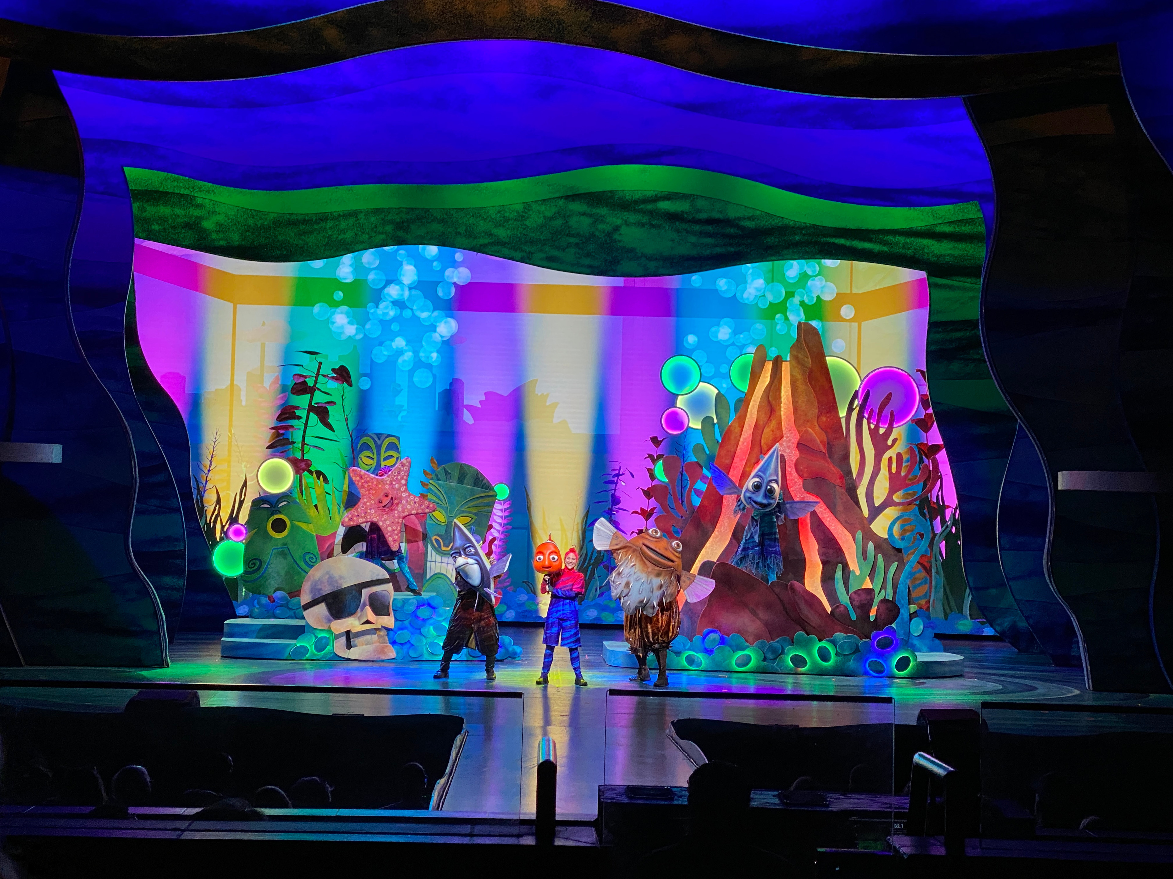 Different lighting environments. Lighting by Tony Reser