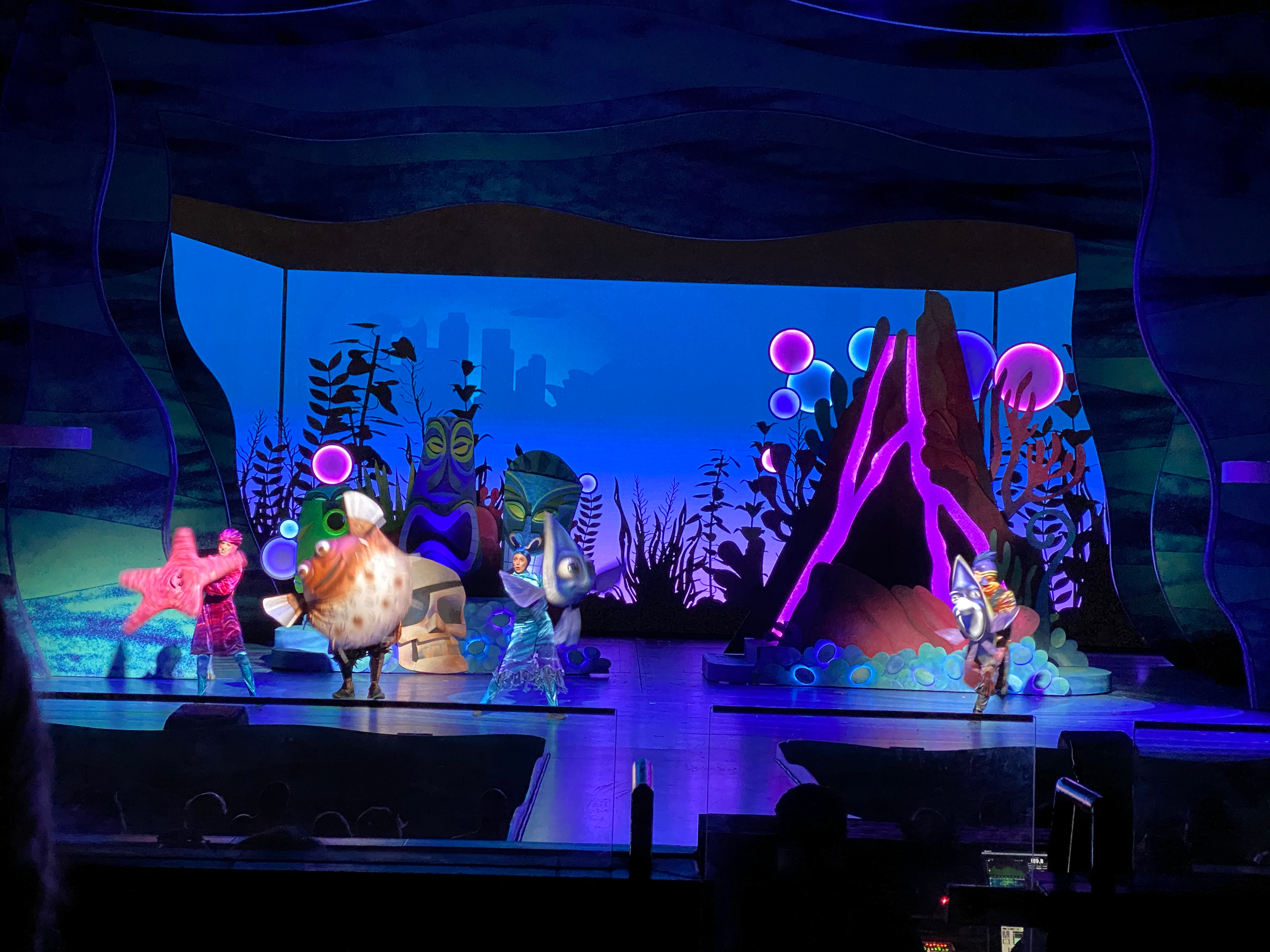 Different lighting environments. Lighting by Tony Reser