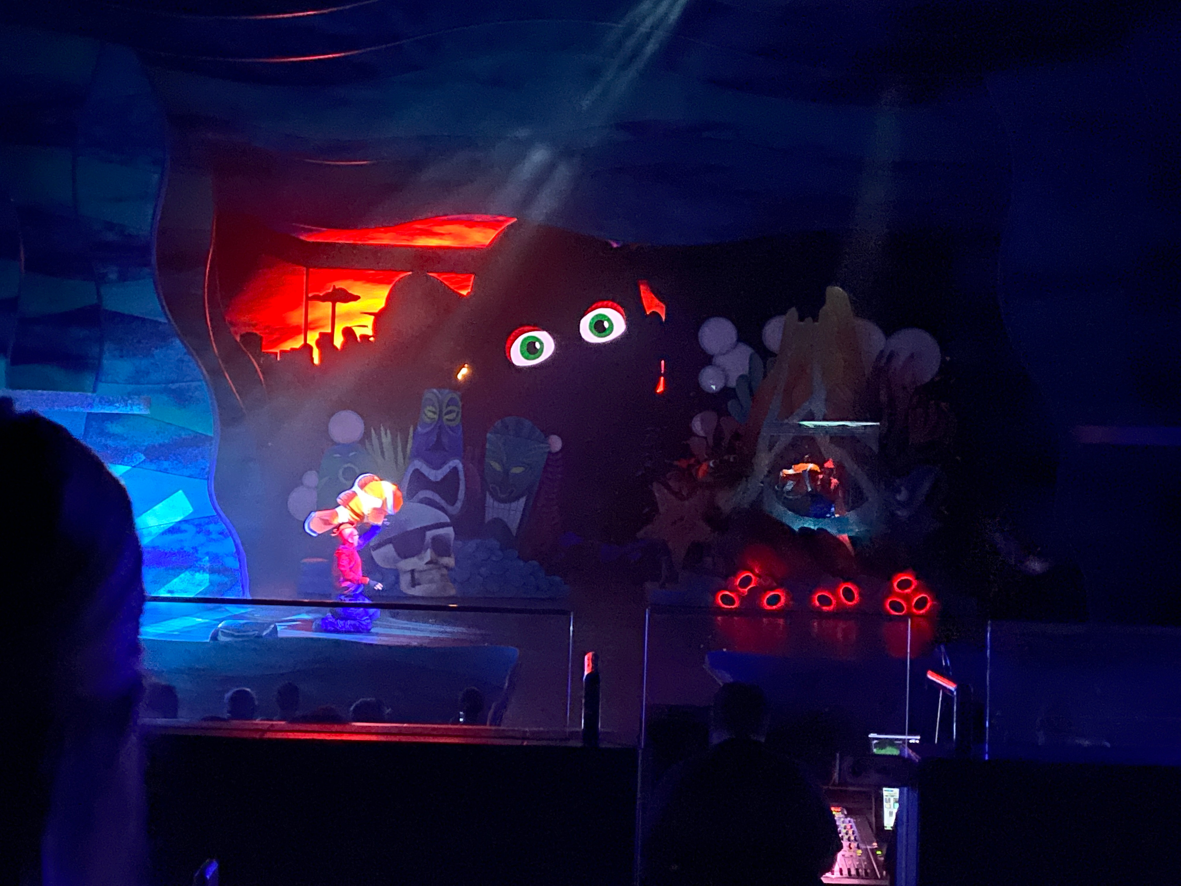 As Nemo goes belly up, Darla fades until her eyes are pure white, adding to the demonic nightmare of the scene