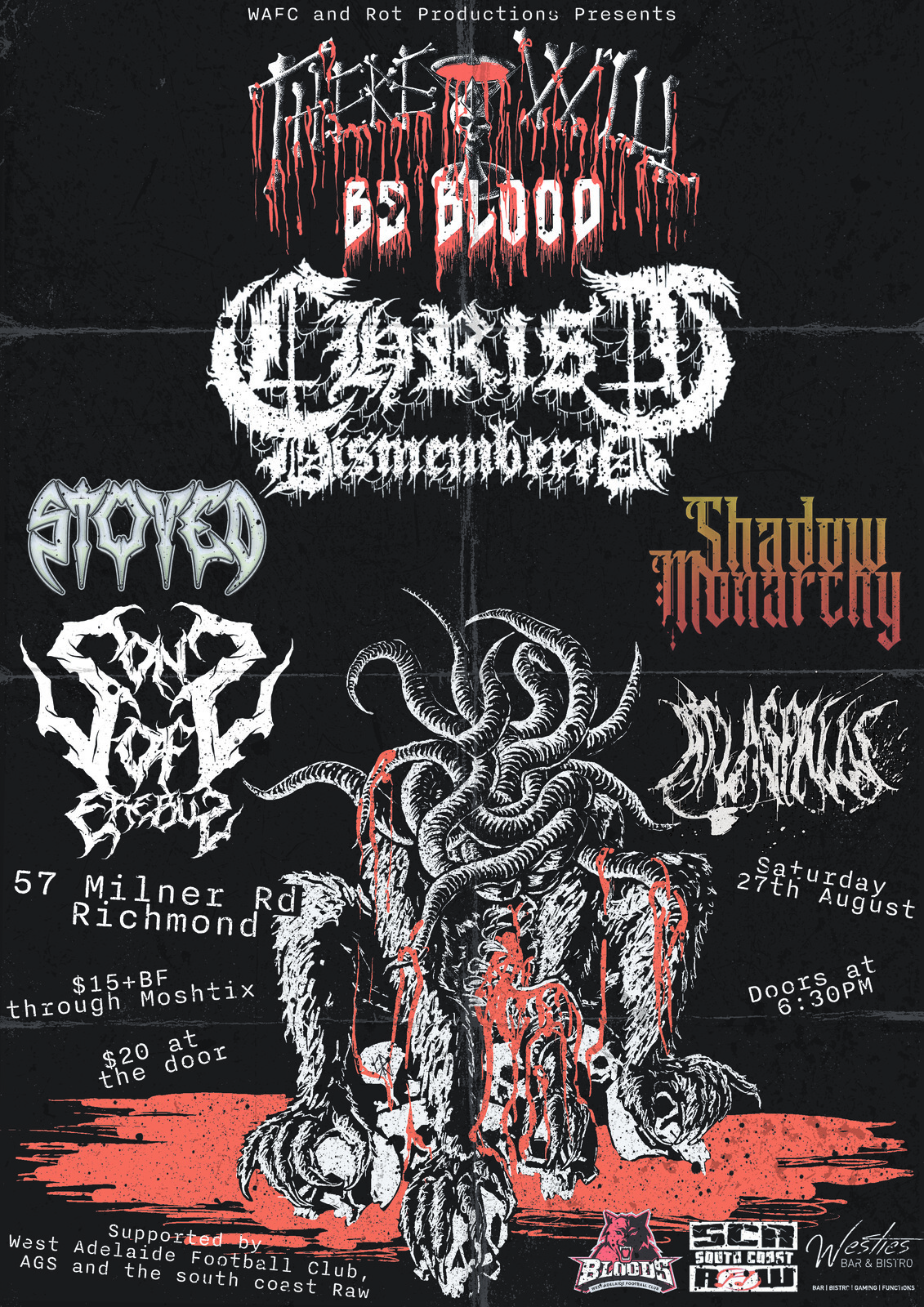 There will be Blood gig poster