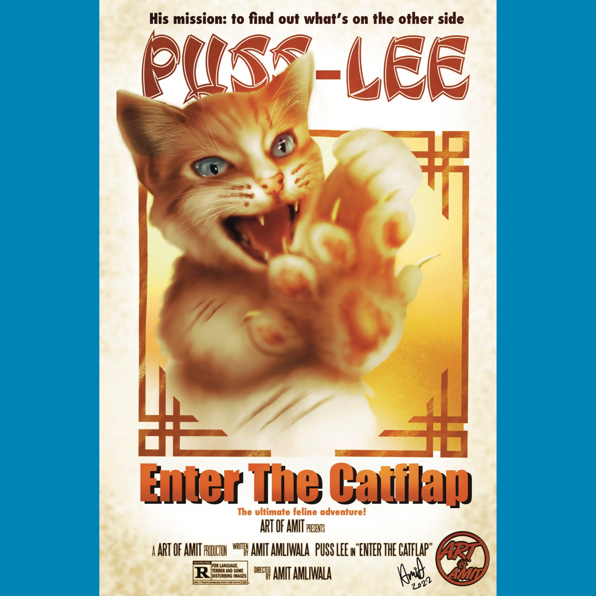 Puss-Lee in Enter The Catflap 